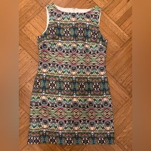 Multicolor sheath dress